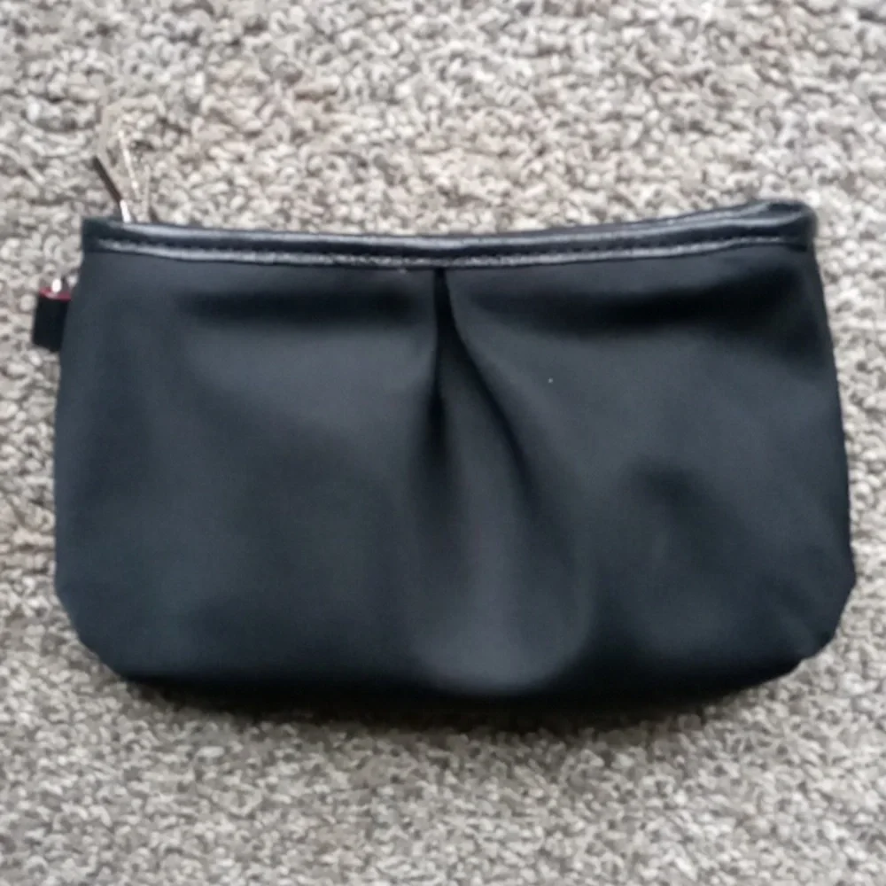 MZ Wallace Black Nylon Zip Pouch